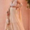 Ridhi Mehra Ivory Two Tier Lehenga Set