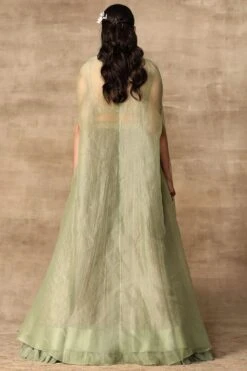 Ridhi Mehra Aria Apple Green Embroidered Lehenga Set -Echo Clohting Shop rmwd 18 3