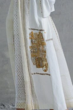 Sunira Designs Yellow Short Yoke Dress -Echo Clohting Shop sun0616 4