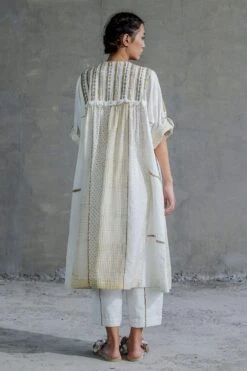 Sunira Designs Yellow Short Yoke Dress -Echo Clohting Shop sun0616 6