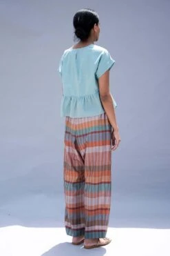 SWGT Sage Green Peplum Top -Echo Clohting Shop tp10 te 5