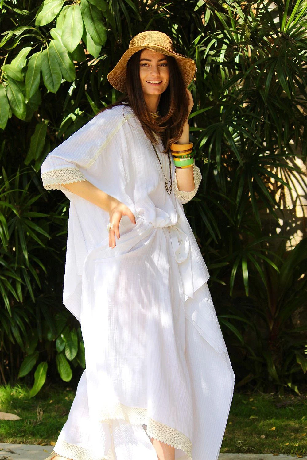 Varun Bahl Pret Ivory Cotton Kaftan 1 Varun Bahl Pret Ivory Cotton Kaftan