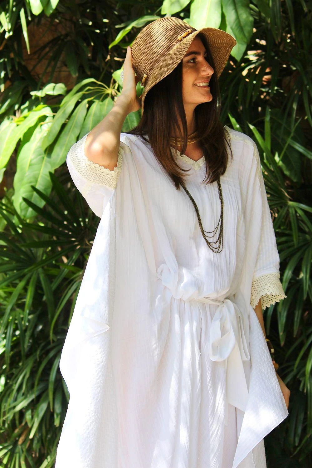 Varun Bahl Pret Ivory Cotton Kaftan 2 Varun Bahl Pret Ivory Cotton Kaftan - Image 2