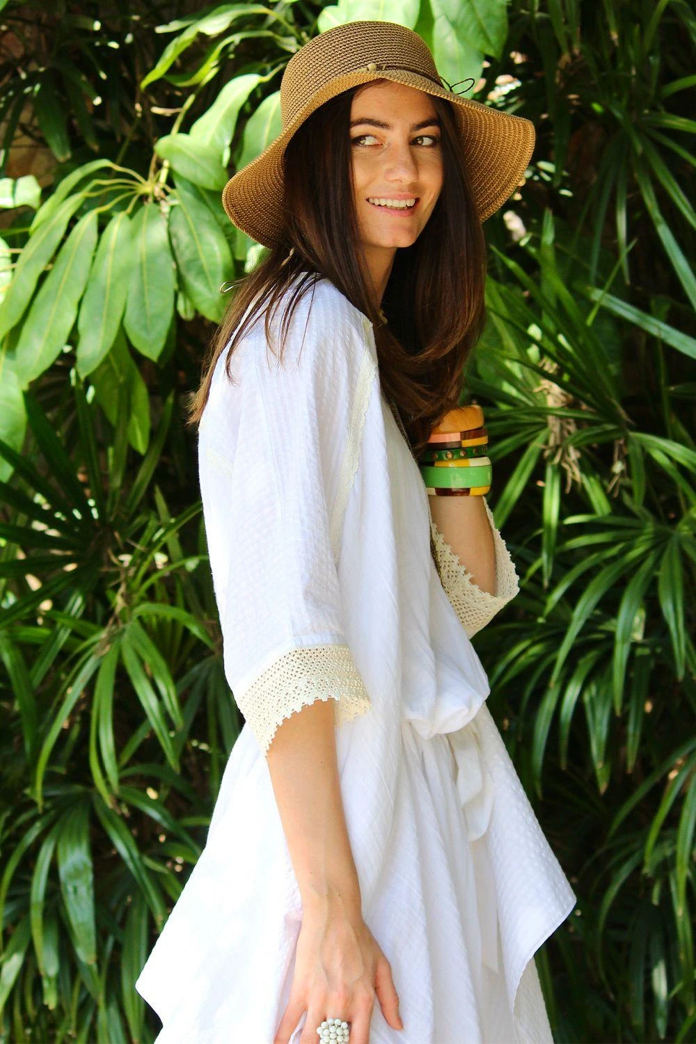 Varun Bahl Pret Ivory Cotton Kaftan 5 Varun Bahl Pret Ivory Cotton Kaftan - Image 5