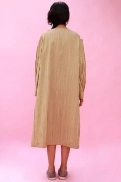 Antar-Agni Crinkle Textured Midi Dress -Echo Clohting Shop wdr723 4