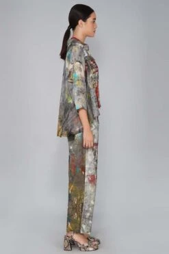 YAVI Abstract Print Pants -Echo Clohting Shop yc10p 10 3