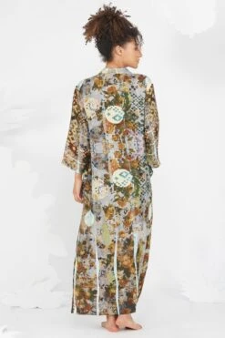 YAVI Tiffany Silk Dress -Echo Clohting Shop yc11d 27 4