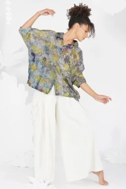 YAVI Alexandra Cotton Silk Shirt