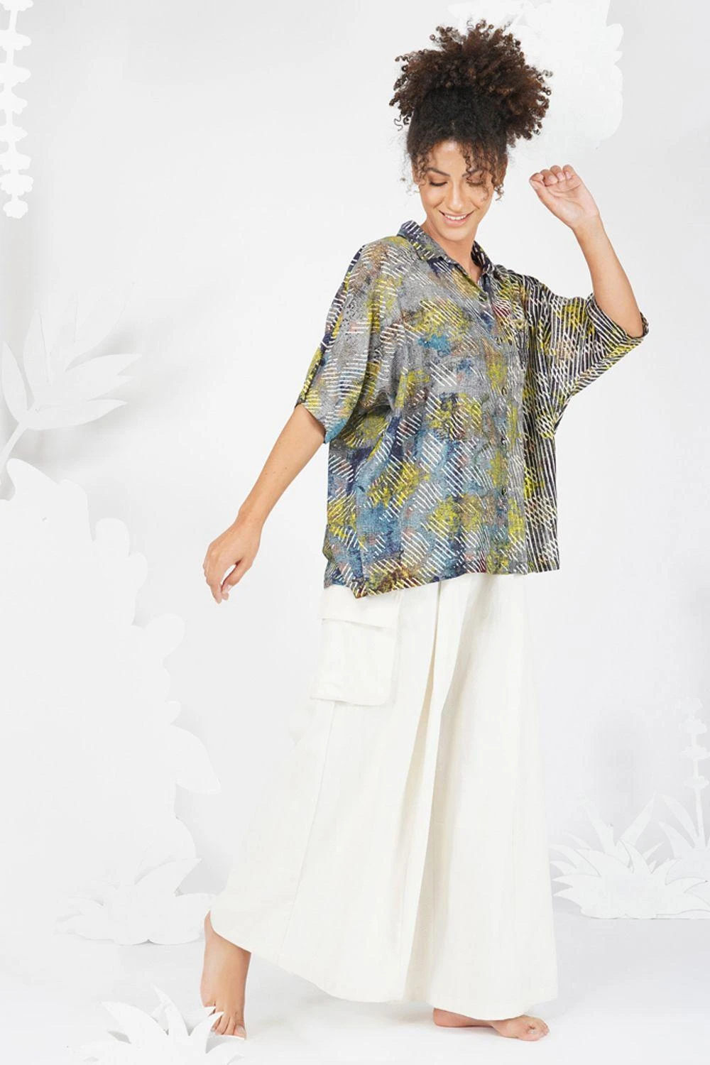 YAVI Alexandra Cotton Silk Shirt 3 YAVI Alexandra Cotton Silk Shirt - Image 3